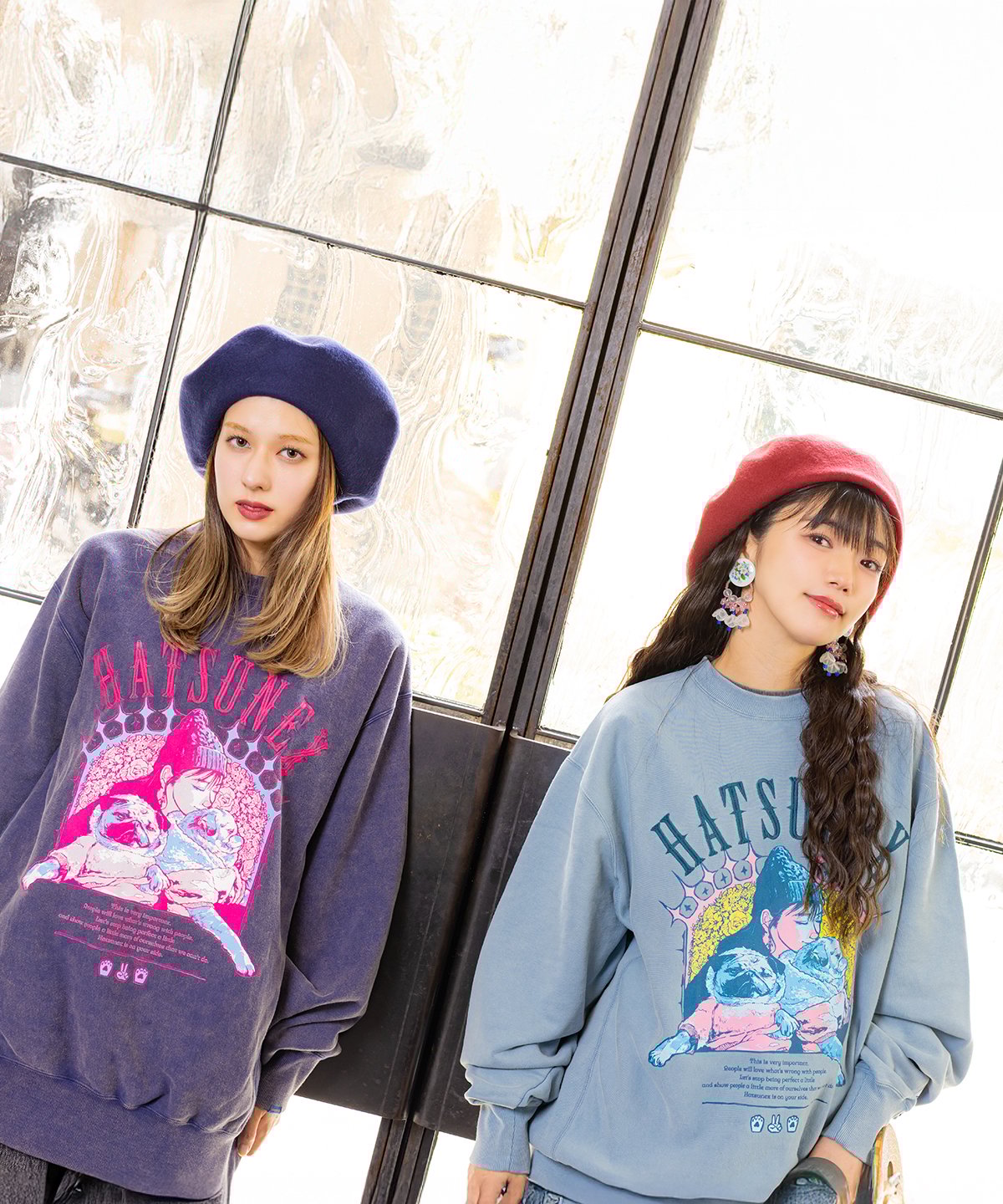 ハミクマソウル　ニットベスト　ベレー帽　エコバッグ　セット 1年中活躍する シルクコットン エアリーニットふっくらベレー