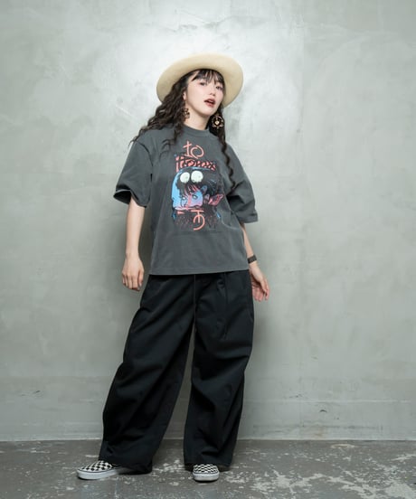 Hatsunex レクタングルツイルパンツ（ブラック）