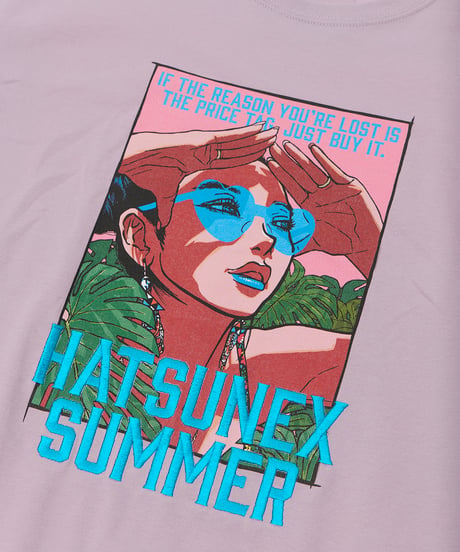 Hatsunex Summer Tシャツ（スモーキーパープル）