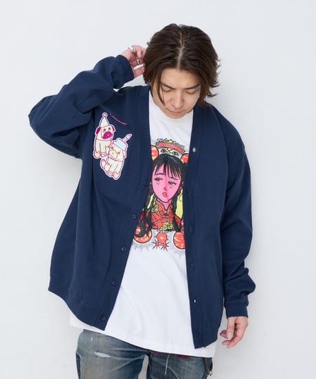KOBUKOHA ライトカーディガン（ネイビー）