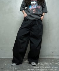 Hatsunex レクタングルツイルパンツ（ブラック）