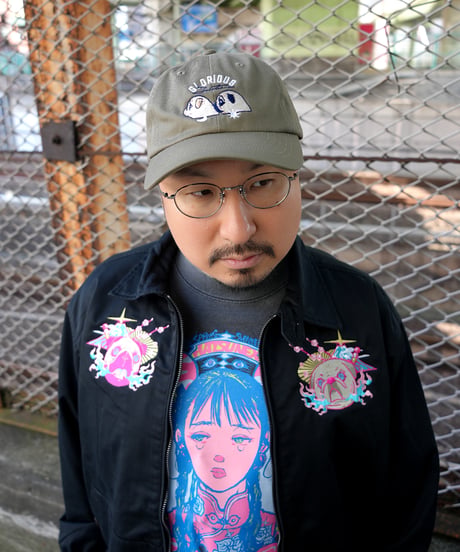 GLORIOUS FUTURE 刺繍CAP（カーキ）