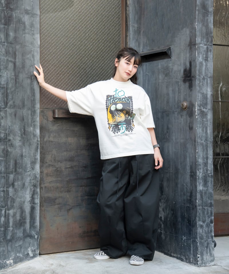 ハツネックス ワイドシルエットTシャツ （オフホワイト）Sサイズ Hatsunex ABYSSAL ワイドシルエットTシャツ（オフホワイト） | HATSUNE