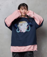 【タグ付き新品未使用品】PLAVE The 6th Summer パーカー Hatsunex x SAWAMURAX “limited”コラボパーカー（NAVY） | H