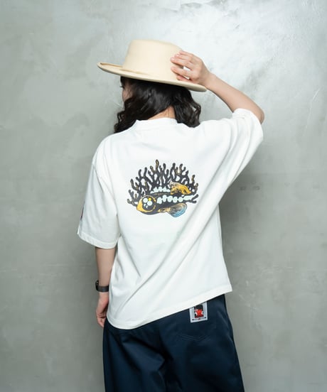 Hatsunex ABYSSAL ワイドシルエットTシャツ（オフホワイト）