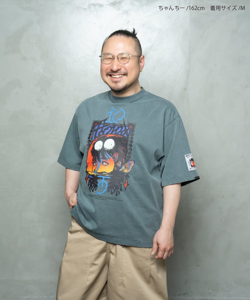 デザインシャツ Jiangshi!? ワイドシルエットTシャツ（サンドベージュ） | HATSUNEX