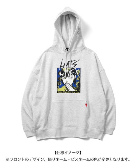 Hatsunex x SAWAMURAX “limited”コラボパーカー（GRAY）