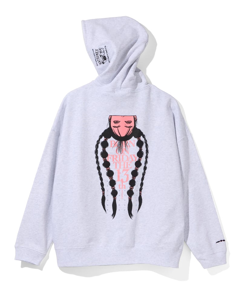 Hatsunex “MITERU” Zip upパーカー(フラミンゴアッシュ Hatsunex “MITERU” Zip upパーカー(フラミンゴアッシュ