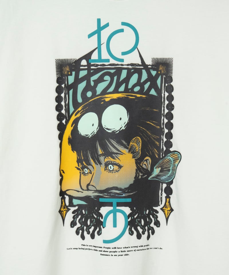 Hatsunex ABYSSAL ワイドシルエットTシャツ（オフホワイト） | HATSUNE