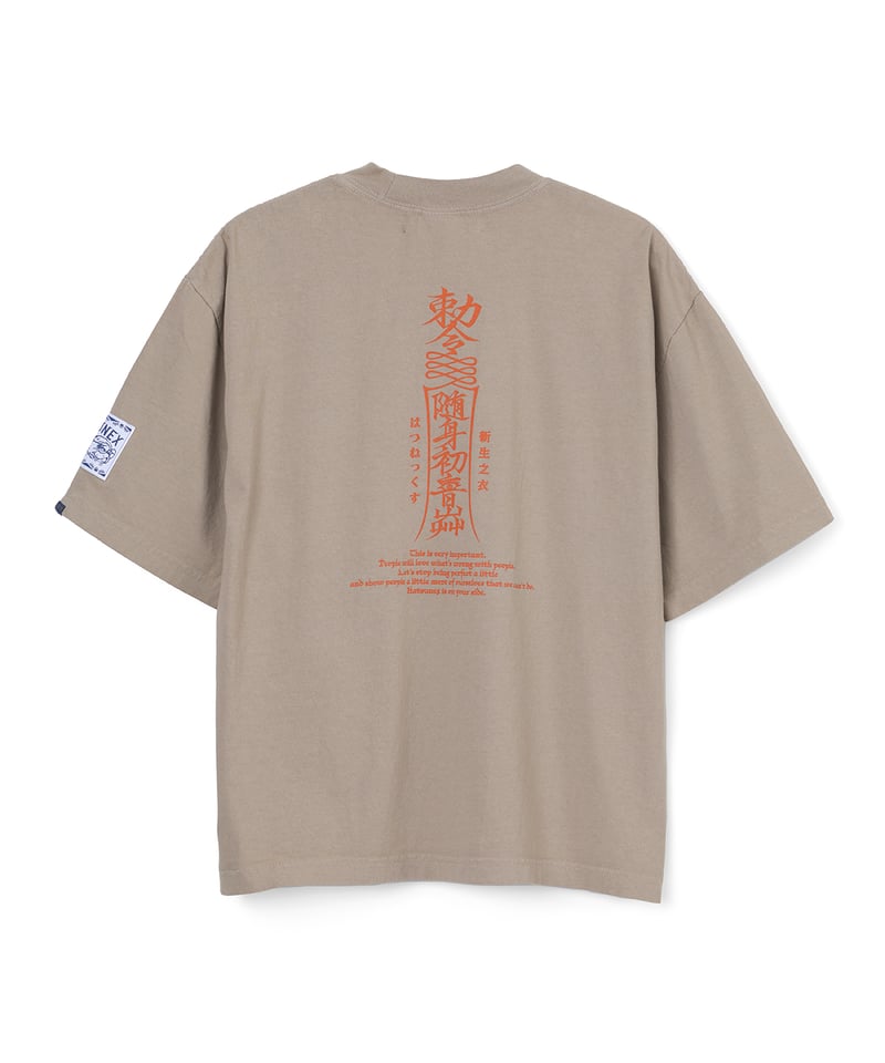 Jiangshi!? ワイドシルエットTシャツ（サンドベージュ