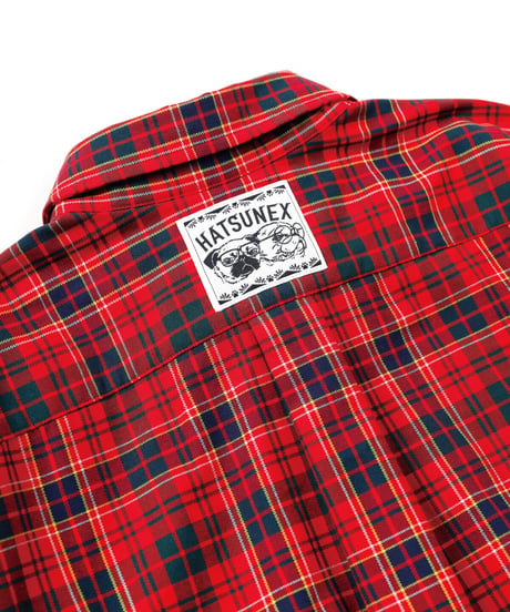 LIMITEDオーバーサイズチェックシャツ（RED×RED）