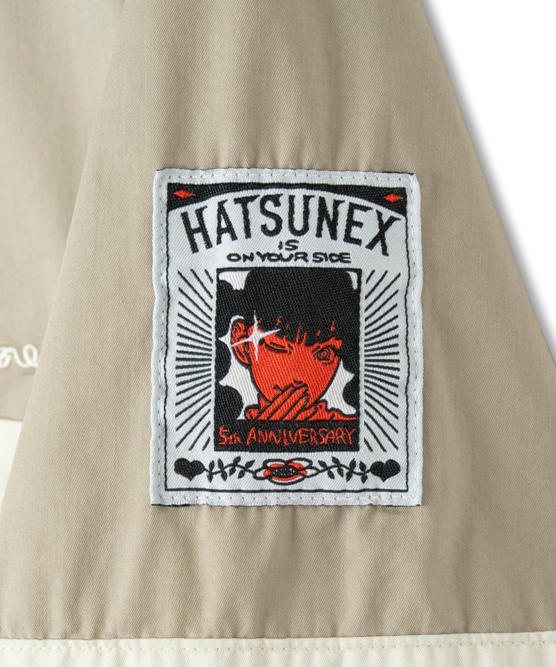Hatsunex meets Isamu Gakiya オールディーズボウリングシャツ（フォー