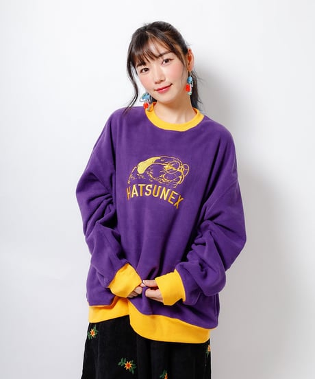 Hatsunex Embroidery Fleece（PURPLE）
