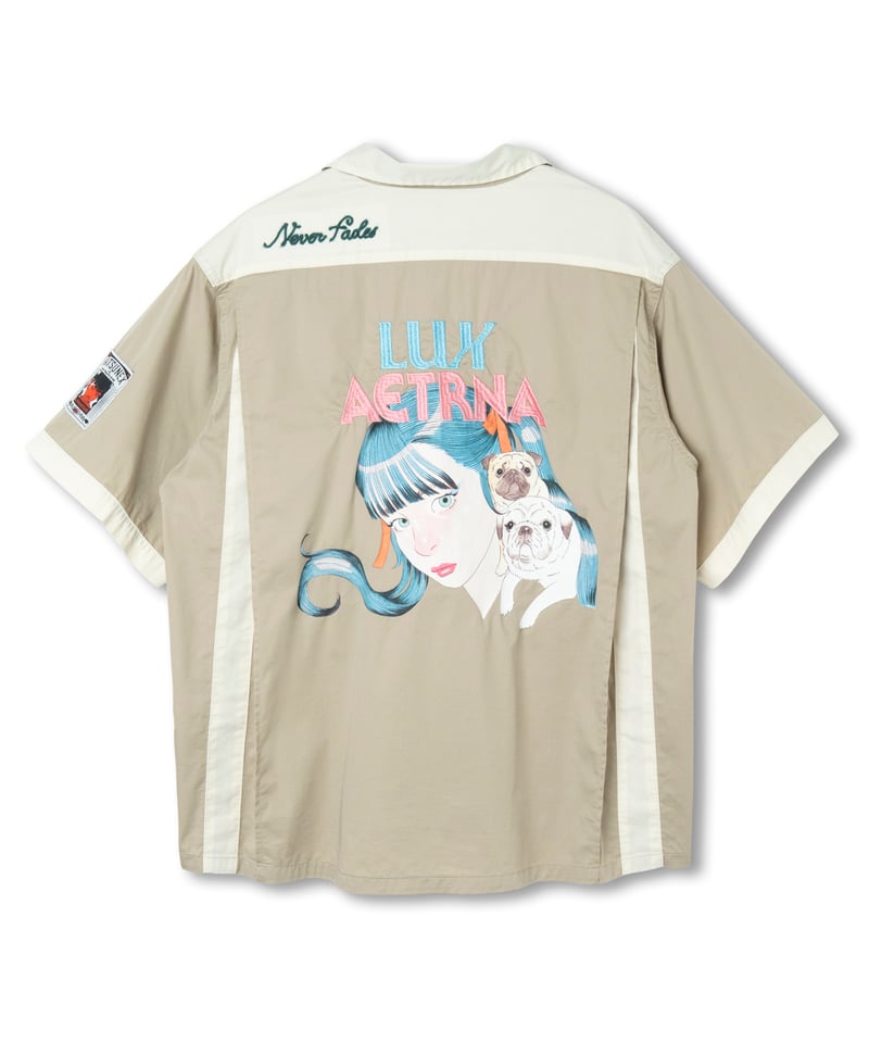 al's attire アルズアタイア / ボウリングシャツ Hatsunex meets Isamu Gakiya オールディーズボウリングシャツ（フォー