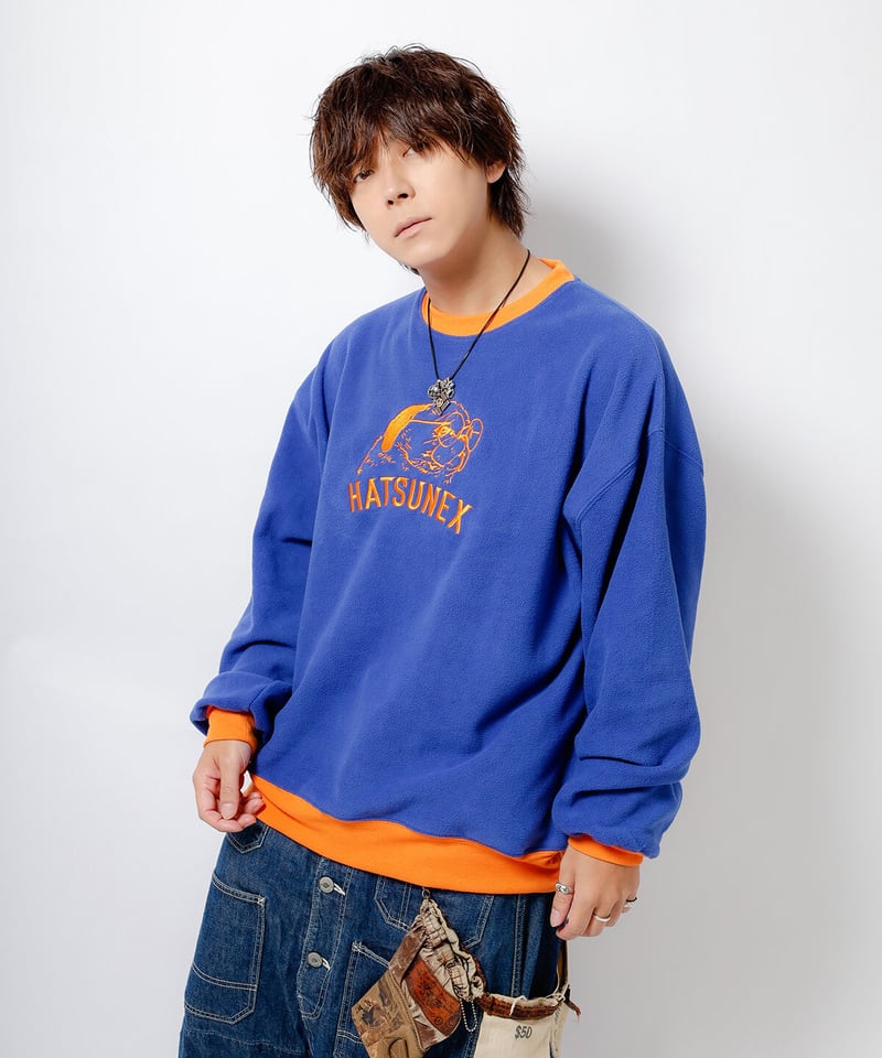 Hatsunex Embroidery Fleece（BLUE） | HATSUNEXオフィシ