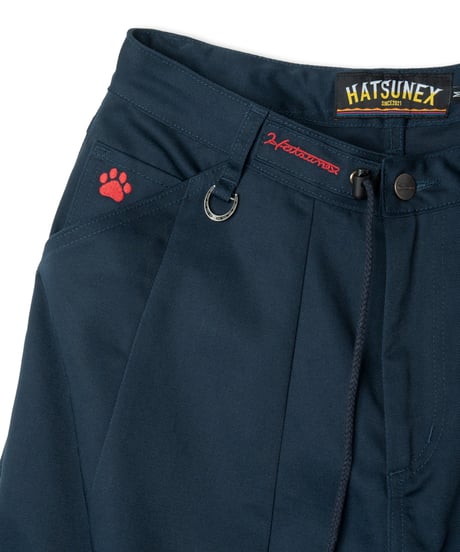 Hatsunex レクタングルツイルパンツ（ネイビー）