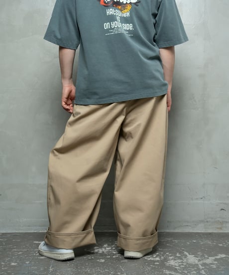 Hatsunex レクタングルツイルパンツ（フォーン）