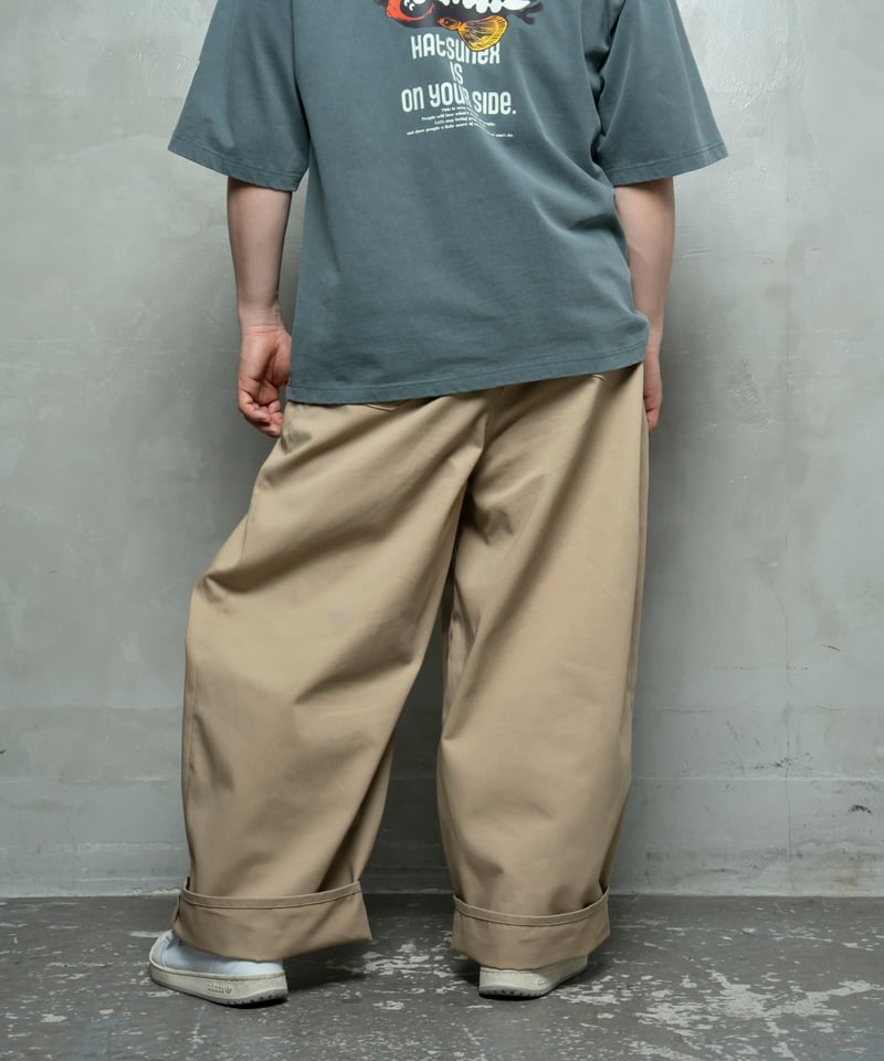Hatsunex レクタングルツイルパンツ（フォーン） | HATSUNEX