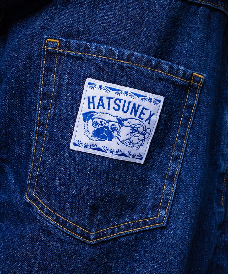 新品未使用 XLARGE studded hd work jkt インディゴ Hatsunex レクタングルデニム（インディゴ） | HATSUNEX
