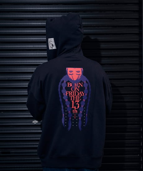 Hatsunex “MITERU” Zip upパーカー（ワインネイビー）