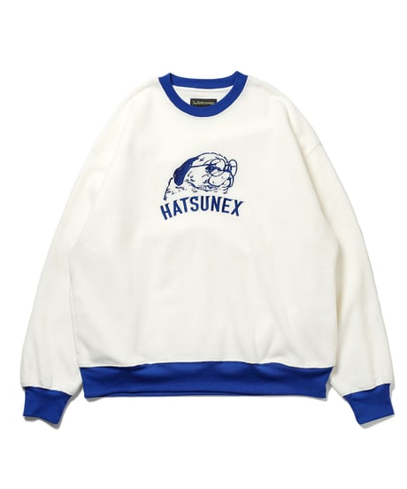 Hatsunex Embroidery Fleece（WHITE）