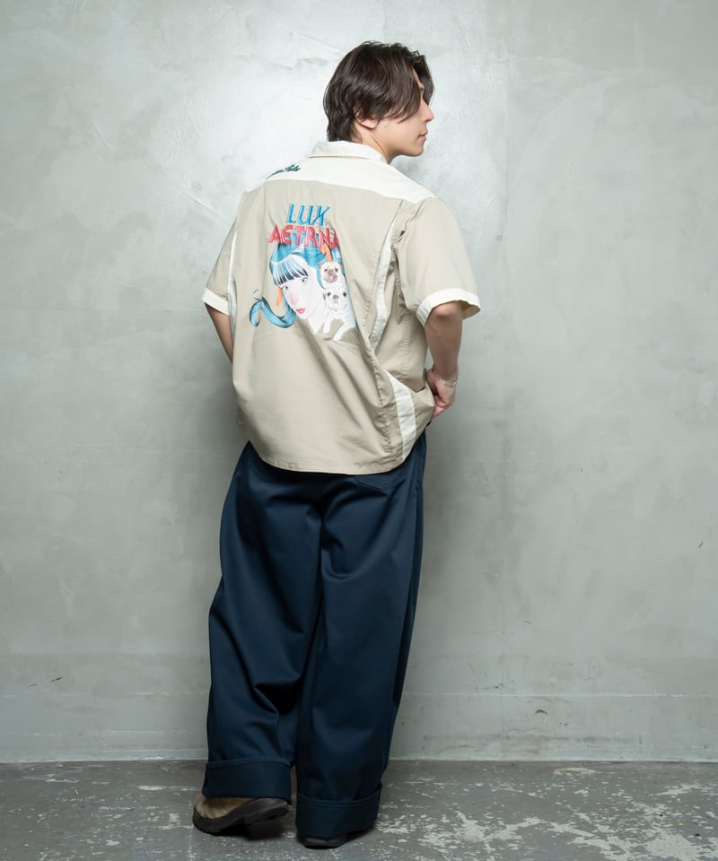 Hatsunex meets Isamu Gakiya オールディーズボウリングシャツ（フォー