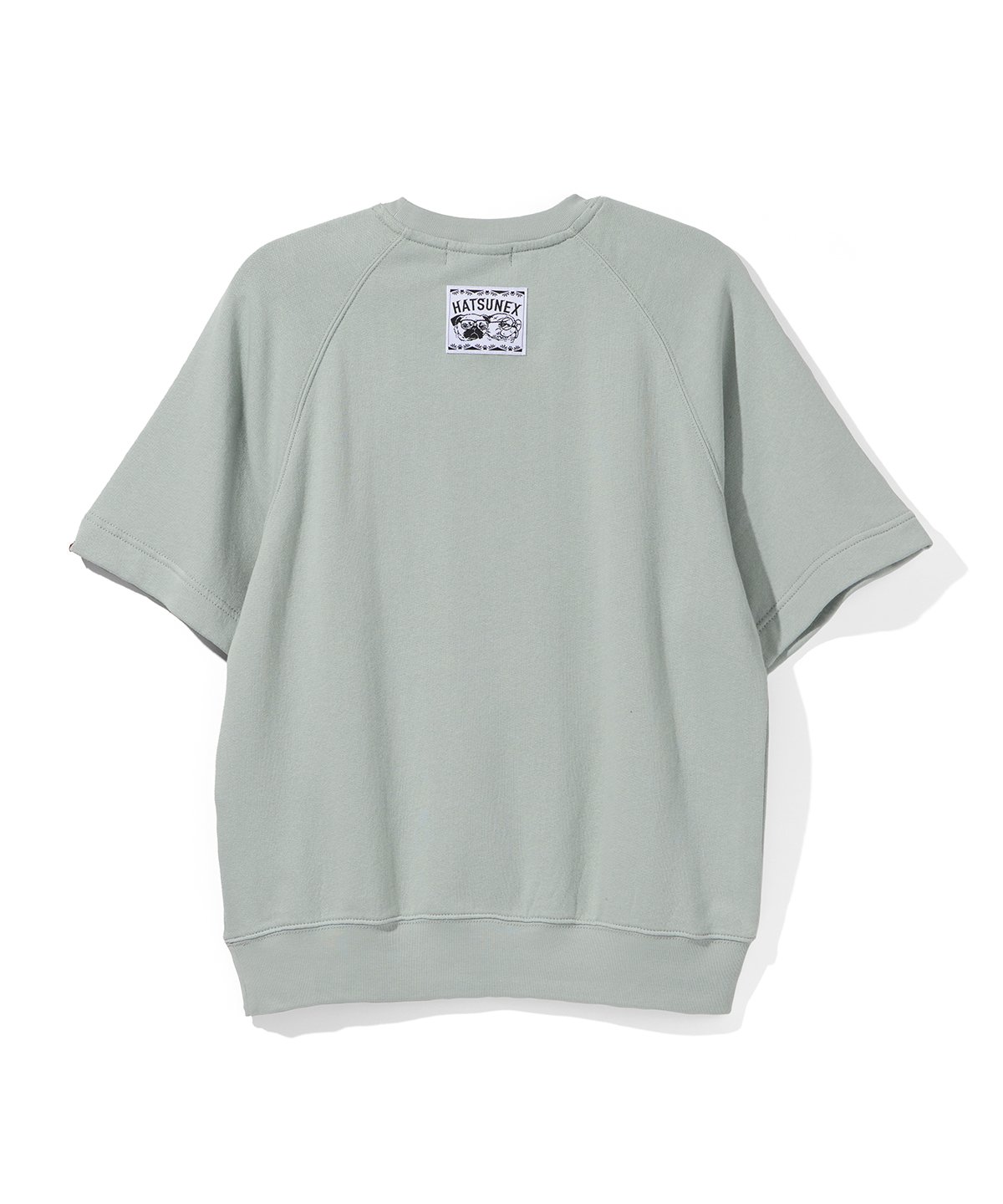 Hatsunex サガラ刺繍ライトオンススウェットTシャツ(スモーキー Hatsunex サガラ刺繍ライトオンススウェットTシャツ(スモーキー