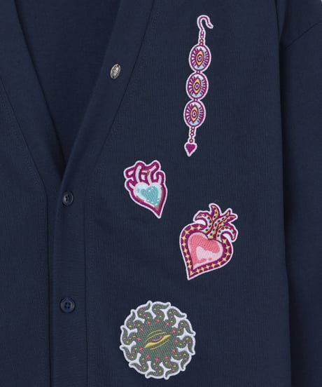 "OMAMORI" KOBUKOHA ライトカーディガン（ネイビー）