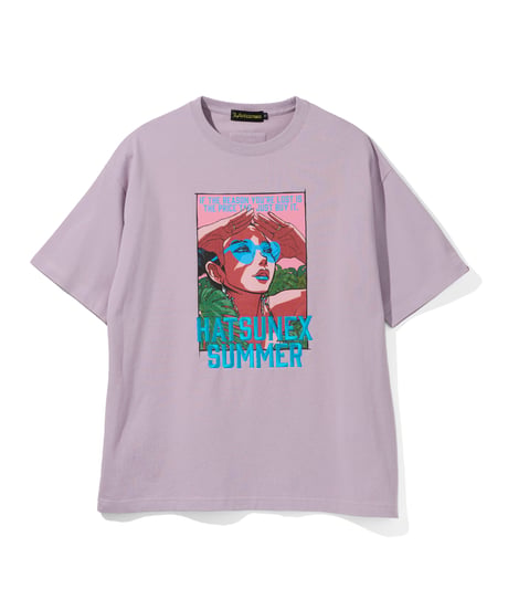 Hatsunex Summer Tシャツ（スモーキーパープル）