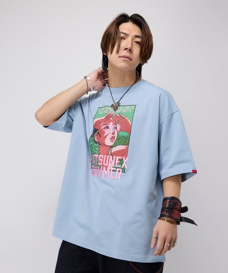 Hatsunex Summer Tシャツ（アシッドブルー）