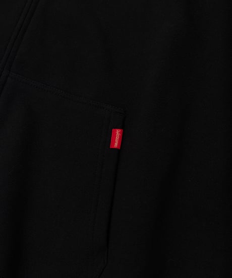 Hatsunex “MITERU” Zip upパーカー（モノクロブラック）