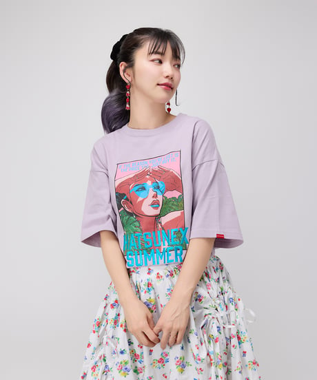 Hatsunex Summer Tシャツ（スモーキーパープル）