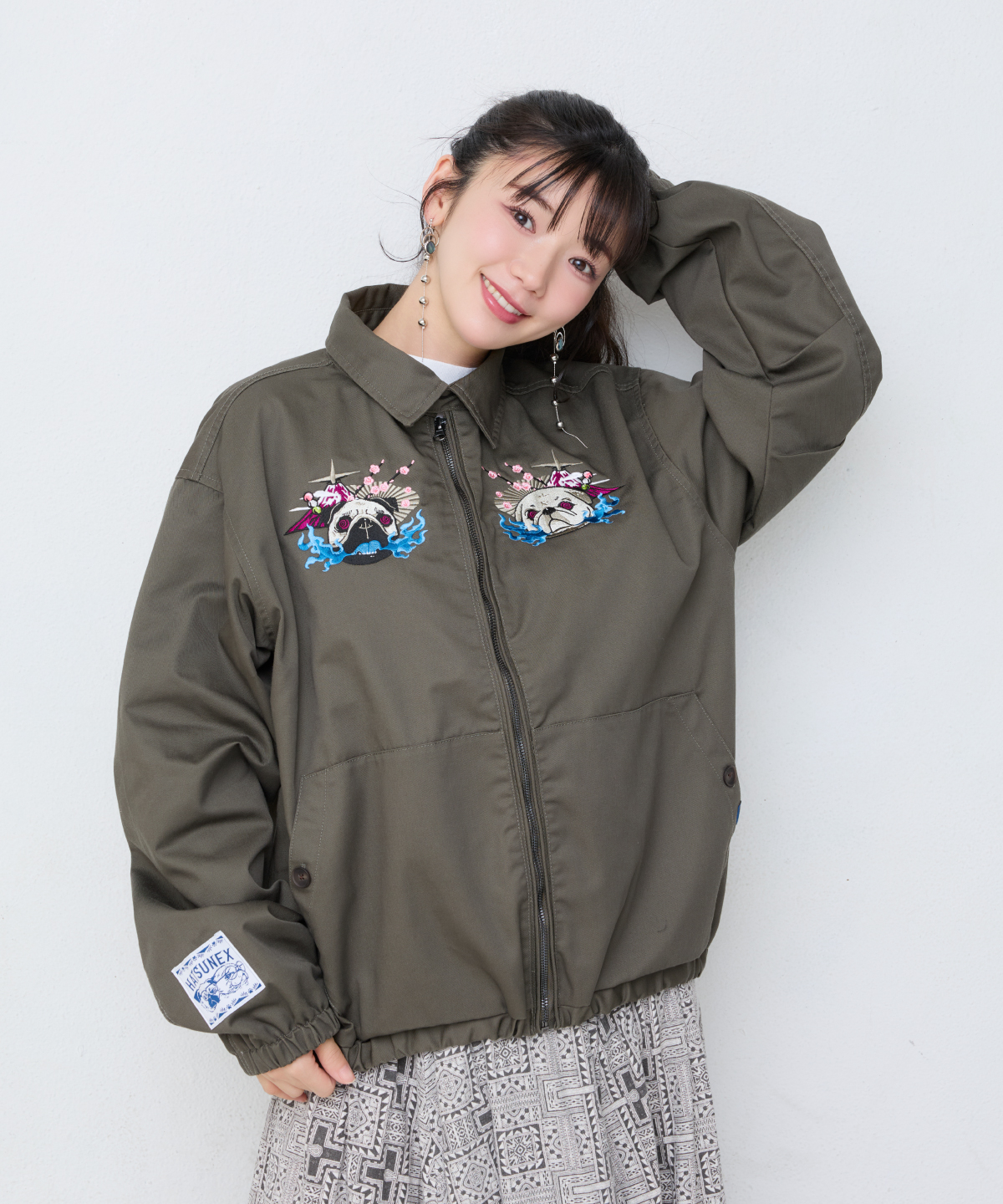 メル33680❣️fujiikazeEUTOUR2025カーキL 🎨 JDM