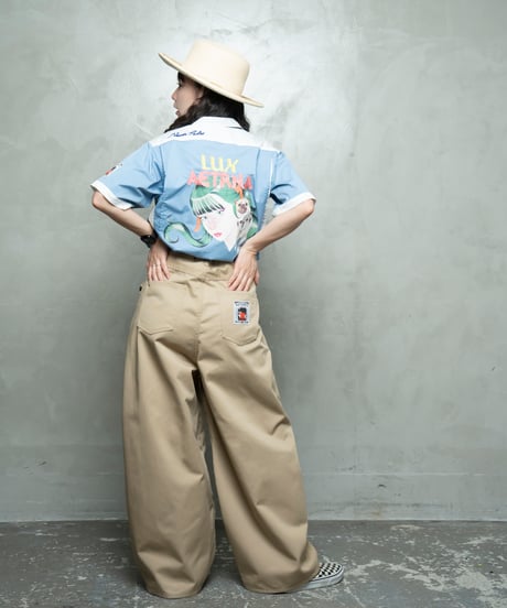 Hatsunex レクタングルツイルパンツ（フォーン）