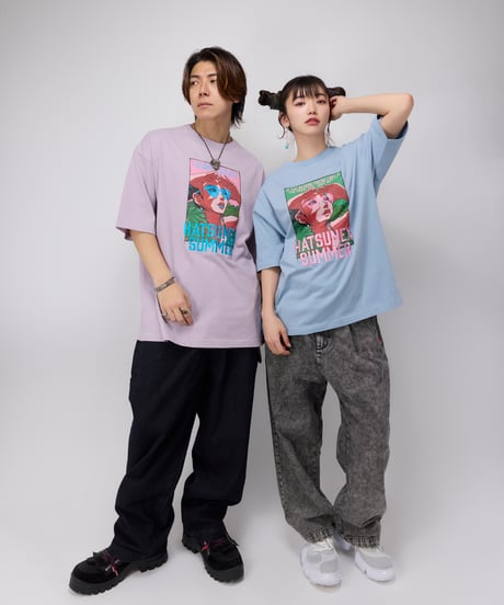 Hatsunex Summer Tシャツ（アシッドブルー）