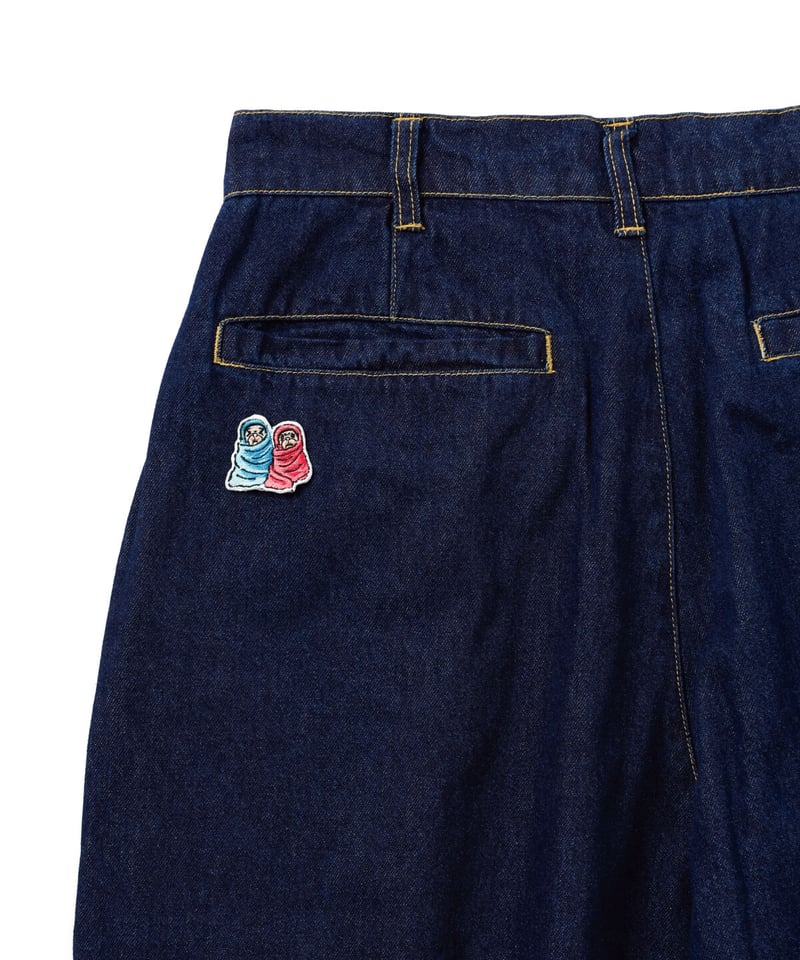 Hatsunex ルーズフィットデニム【ワッペンカスタム（TYPE-C