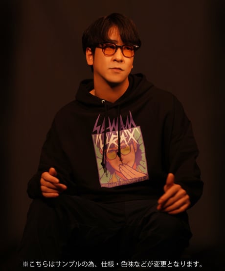 Hatsunex x SAWAMURAX “limited”コラボパーカー（BLACK）