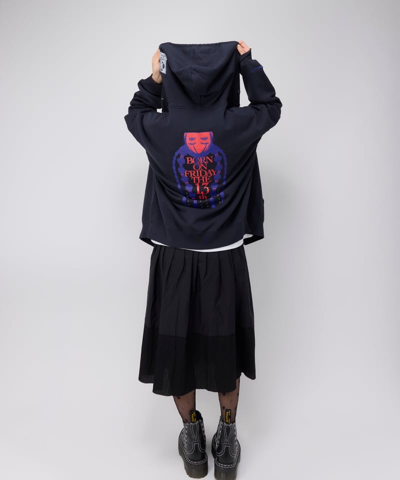 Hatsunex “MITERU” Zip upパーカー(ワインネイビー) | HATSUNE Hatsunex “MITERU” Zip upパーカー(ワインネイビー) | HATSUNE