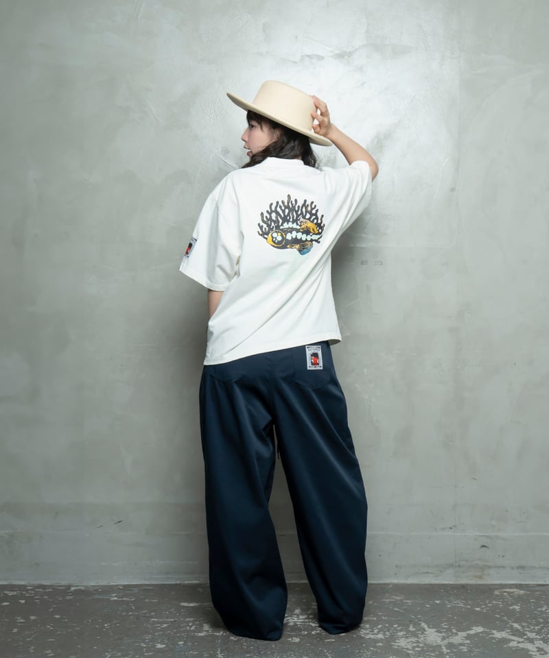 Hatsunex ABYSSAL ワイドシルエットTシャツ（オフホワイト） | HATSUNE