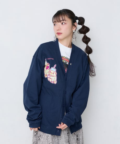 KOBUKOHA ライトカーディガン（ネイビー）