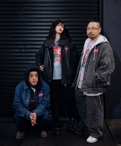 Hatsunex ビッグシルエットデニムジャケット（ブラック）