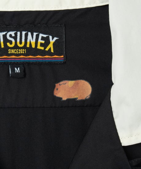 Hatsunex meets Isamu Gakiya オールディーズボウリングシャツ（ブラック）