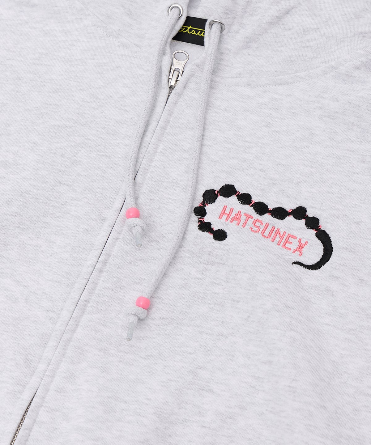 Hatsunex “MITERU” Zip upパーカー(フラミンゴアッシュ Hatsunex “MITERU” Zip upパーカー(フラミンゴアッシュ