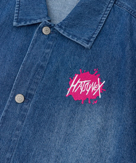 Hatsunex ビッグシルエットデニムジャケット（ウォッシュブルー）
