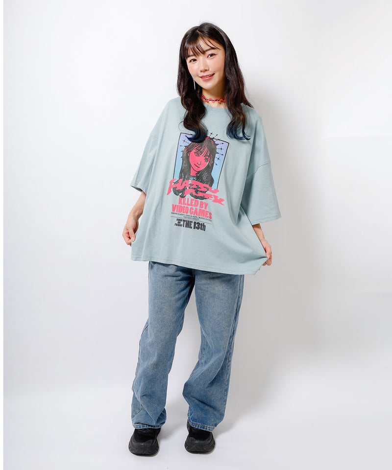 Hatsunex Loose T-Shirt（SAX BLUE） | HATSUNEXオフィシ