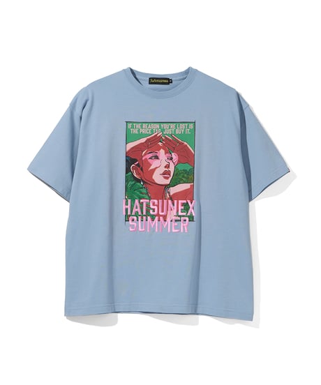 Hatsunex Summer Tシャツ（アシッドブルー）