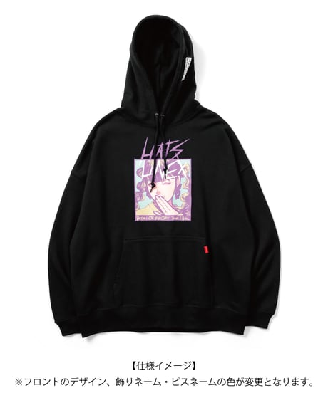 Hatsunex x SAWAMURAX “limited”コラボパーカー（BLACK）