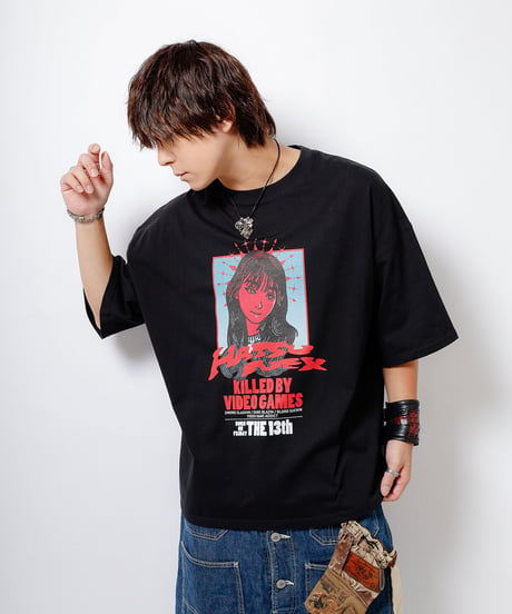 Hatsunex Loose T-Shirt（BLACK）