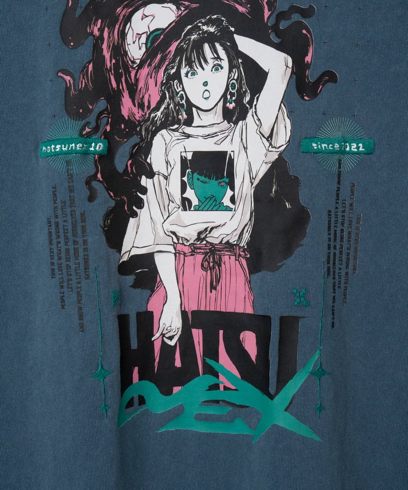 Hatsunex BEHIND YOU フットボールシャツ（ディープブルー） | HATSUN