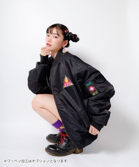 Hatsunex Big MA-1（BLACK）